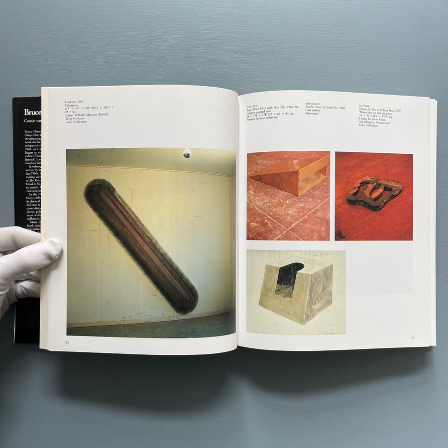 Bruce Nauman by Coosje van Bruggen - Rizzoli 1988 - Saint-Martin Bookshop