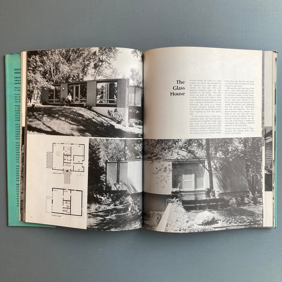Houses Architects Design for Themselves - Architectural Record Book 1974 - Saint-Martin Bookshop