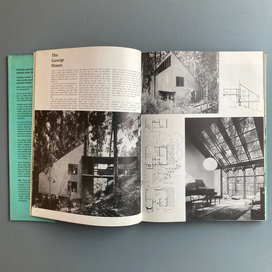 Houses Architects Design for Themselves - Architectural Record Book 1974 - Saint-Martin Bookshop