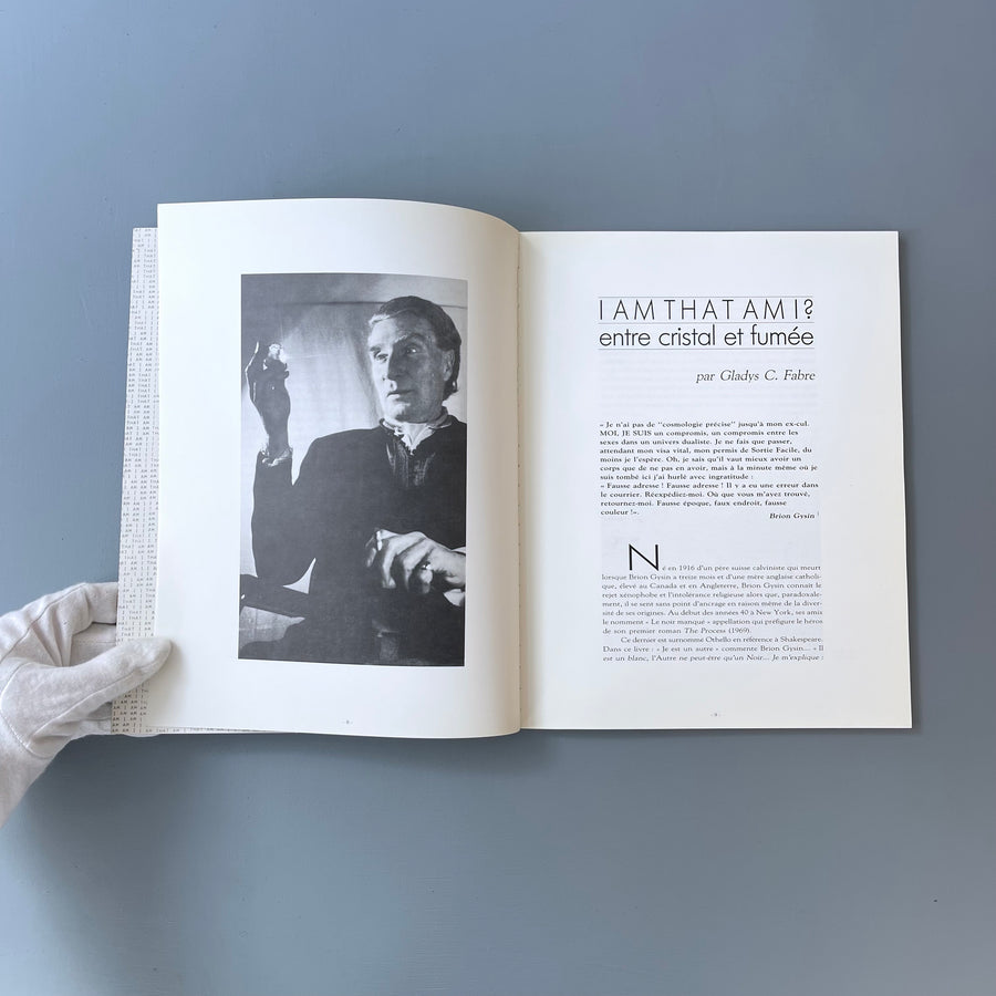 Brion Gysin - Calligraphies, Permutations, Cut Ups - Galerie de France 1987 - Saint-Martin Bookshop