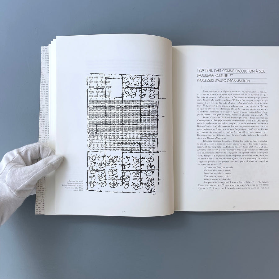 Brion Gysin - Calligraphies, Permutations, Cut Ups - Galerie de France 1987 - Saint-Martin Bookshop