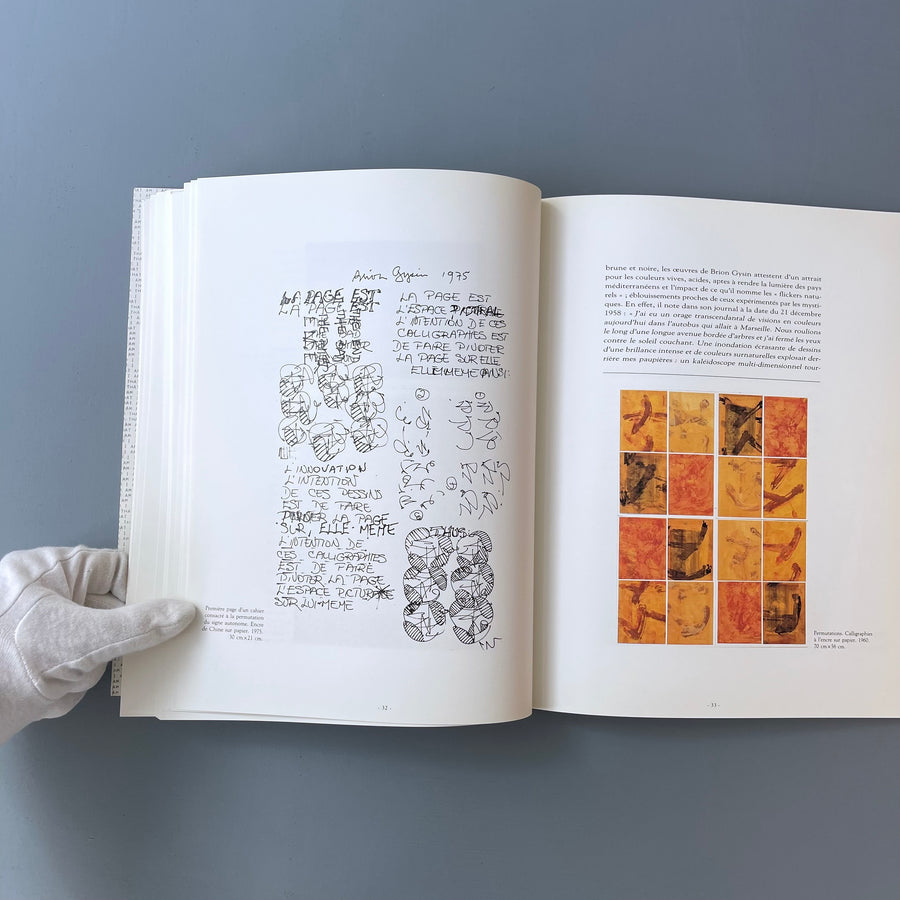 Brion Gysin - Calligraphies, Permutations, Cut Ups - Galerie de France 1987 - Saint-Martin Bookshop