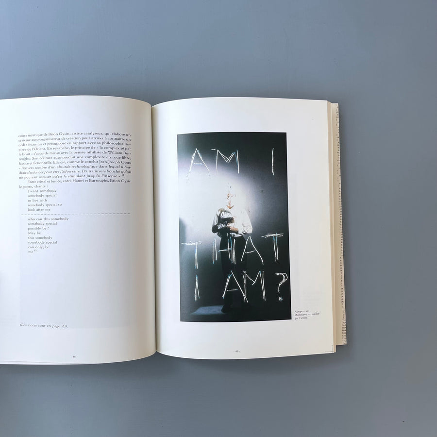 Brion Gysin - Calligraphies, Permutations, Cut Ups - Galerie de France 1987 - Saint-Martin Bookshop