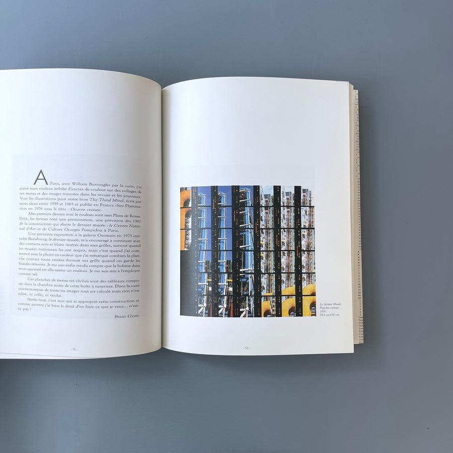 Brion Gysin - Calligraphies, Permutations, Cut Ups - Galerie de France 1987 - Saint-Martin Bookshop