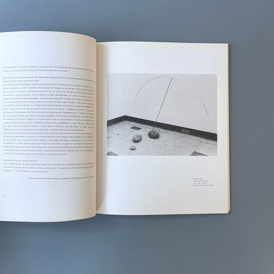 Lee Ufan - Galerie du Jeu de Paume 1997 - Saint-Martin Bookshop