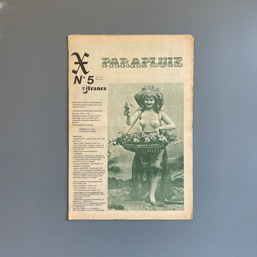 Le Parapluie - N°2 to N°13 - 1971-1973 - Saint-Martin Bookshop