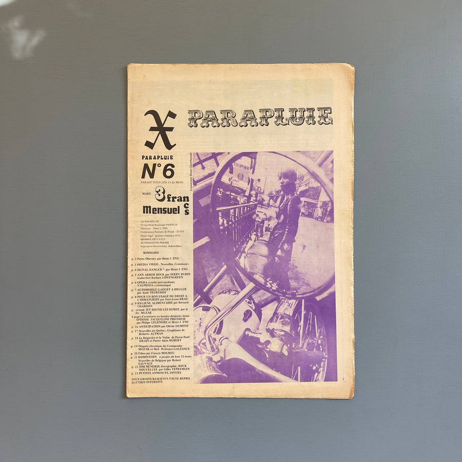 Le Parapluie - N°2 to N°13 - 1971-1973 - Saint-Martin Bookshop