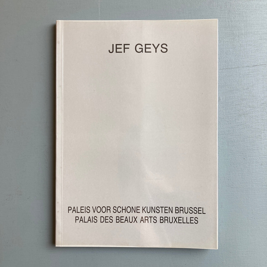 Jef Geys - Paleis voor Schone Kunsten Brussel / Palais des Beaux Arts Bruxelles 1992 - Saint-Martin Bookshop