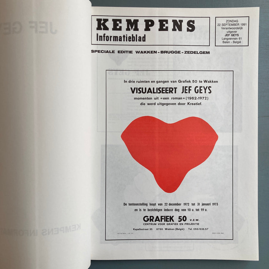 Jef Geys - Kempens Informatieblad 1991 - Saint-Martin Bookshop