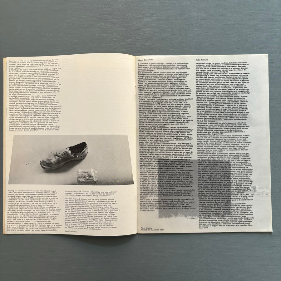 Piero Manzoni - Stedelijk Museum Amsterdam 1970 - Saint-Martin Bookshop