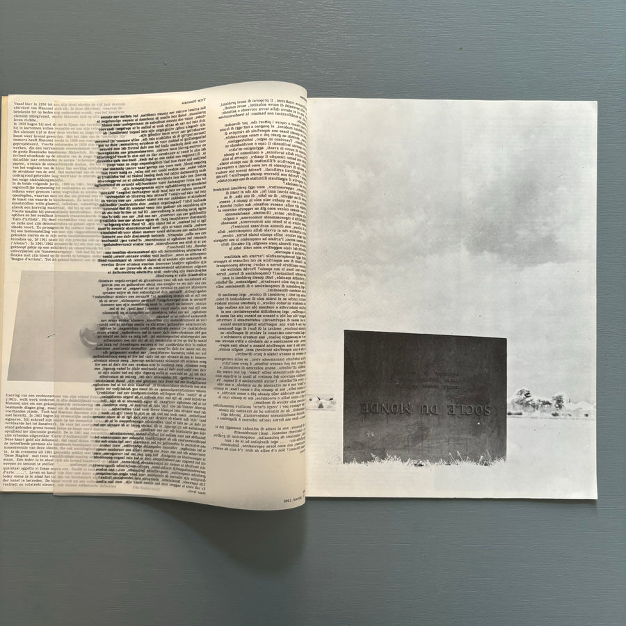 Piero Manzoni - Stedelijk Museum Amsterdam 1970 - Saint-Martin Bookshop