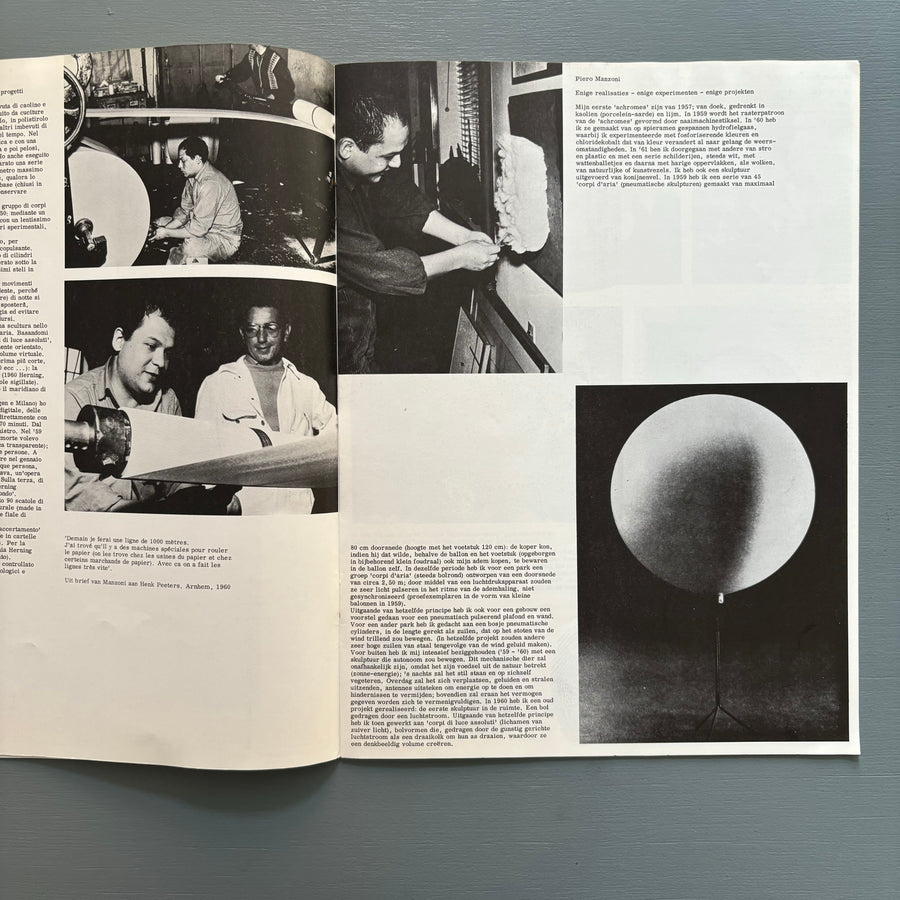 Piero Manzoni - Stedelijk Museum Amsterdam 1970 - Saint-Martin Bookshop