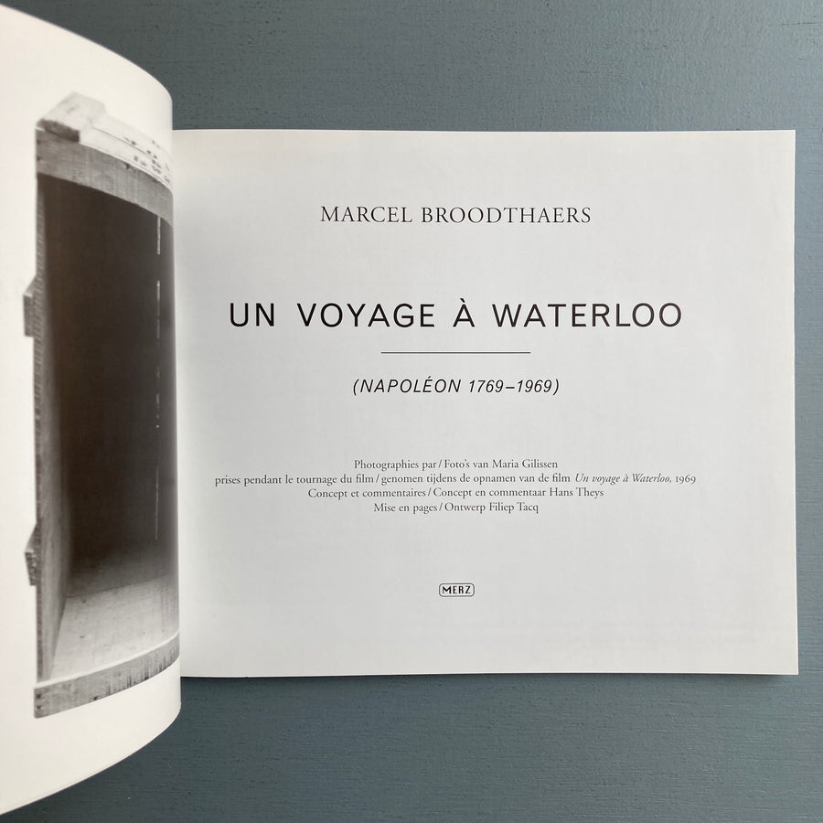 Marcel Broodthaers - Un voyage à Waterloo - Merz 2001 - Saint-Martin Bookshop