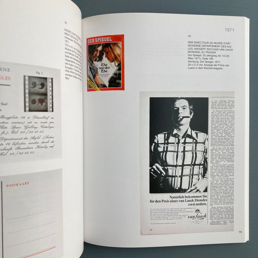 Marcel Broodthaers - Dichter und Künstler - Die Sammlung Schmidt 2015 - Saint-Martin Bookshop