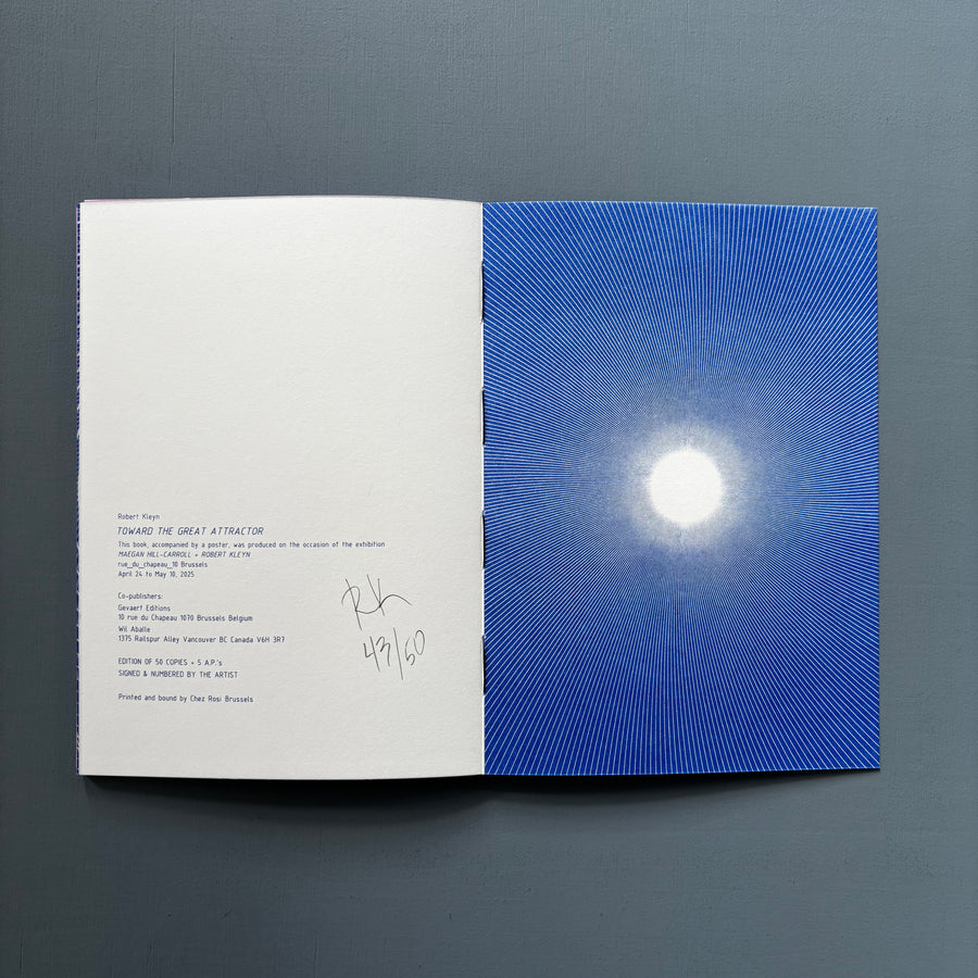 Robert Kleyn - Toward the Great Attractor - Will Aballe/Gevaert Editions 2025 - Saint-Martin Bookshop