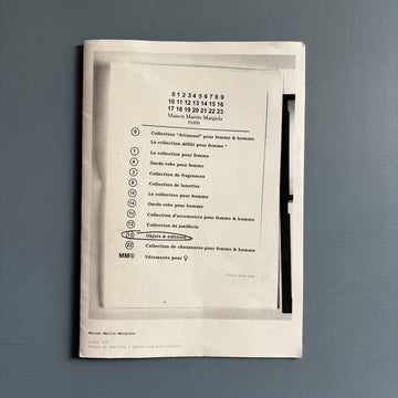 Maison Martin Margiela - Ligne '13' - Objets et éditions/Objects and publications - 2013 - Saint-Martin Bookshop