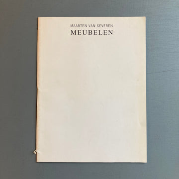 Maarten van Severen - Meubelen - Maarten Van Severen 1994 - Saint-Martin Bookshop