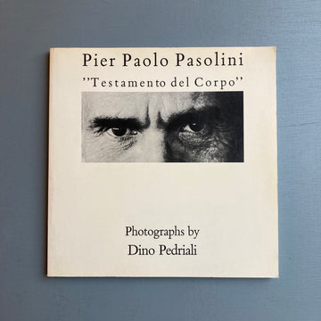 Pier Paolo Pasolini - Testamento del corpo - Arturist 1989 - Saint-Martin Bookshop