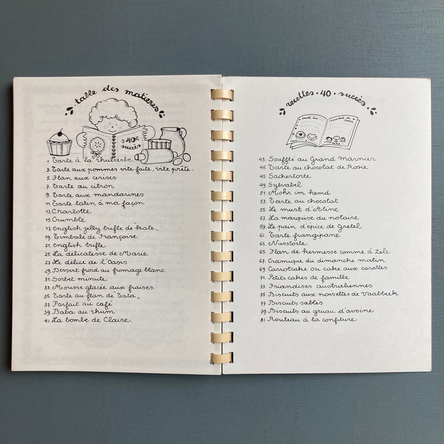 Les desserts de Liesbeth et Bie, 40 succès - Bie Dekmyn 1987 - Saint-Martin Bookshop