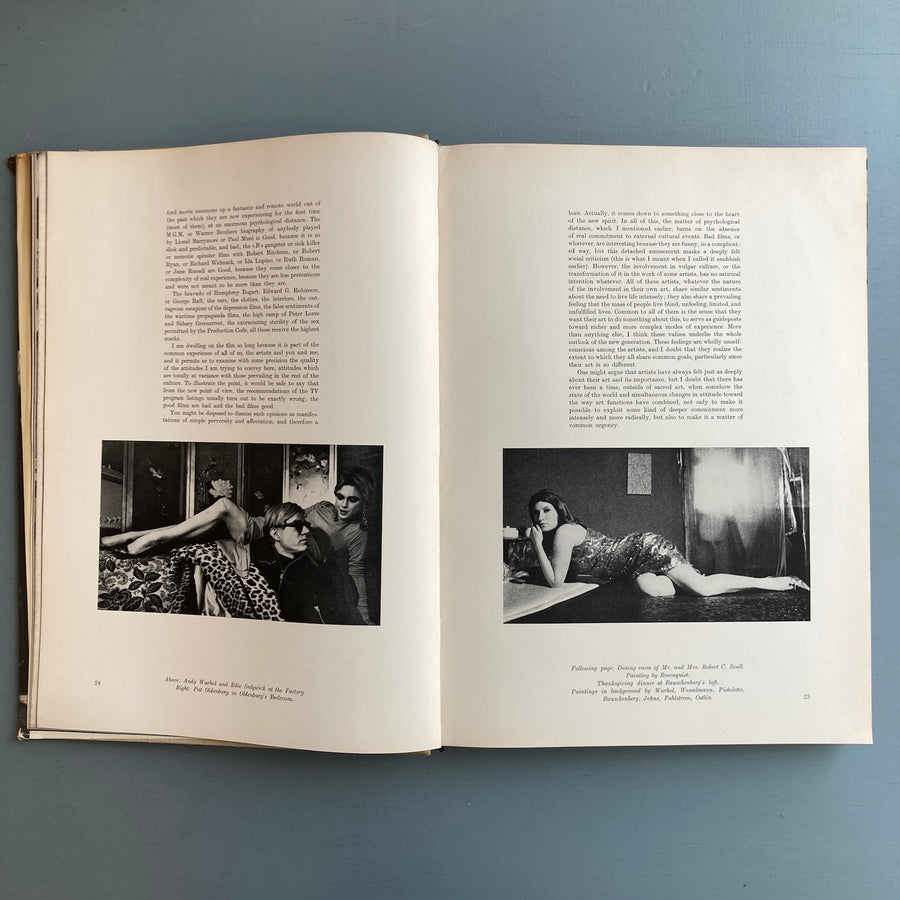 Ugo Mulas - New York, the new art scene - Holt Rinehart Winston 1967 - Saint-Martin Bookshop