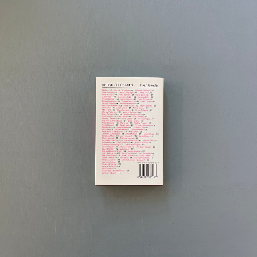 Ryan Gander - Artists' Cocktails - Dent de Léone 2013 - Saint-Martin Bookshop