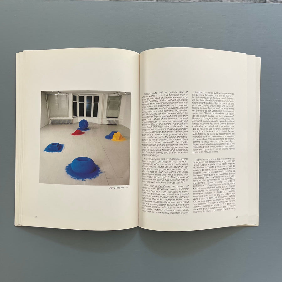 Anish Kapoor - Feeling into Form - Walker Art Gallery/Le nouveau Musée 1983 - Saint-Martin Bookshop