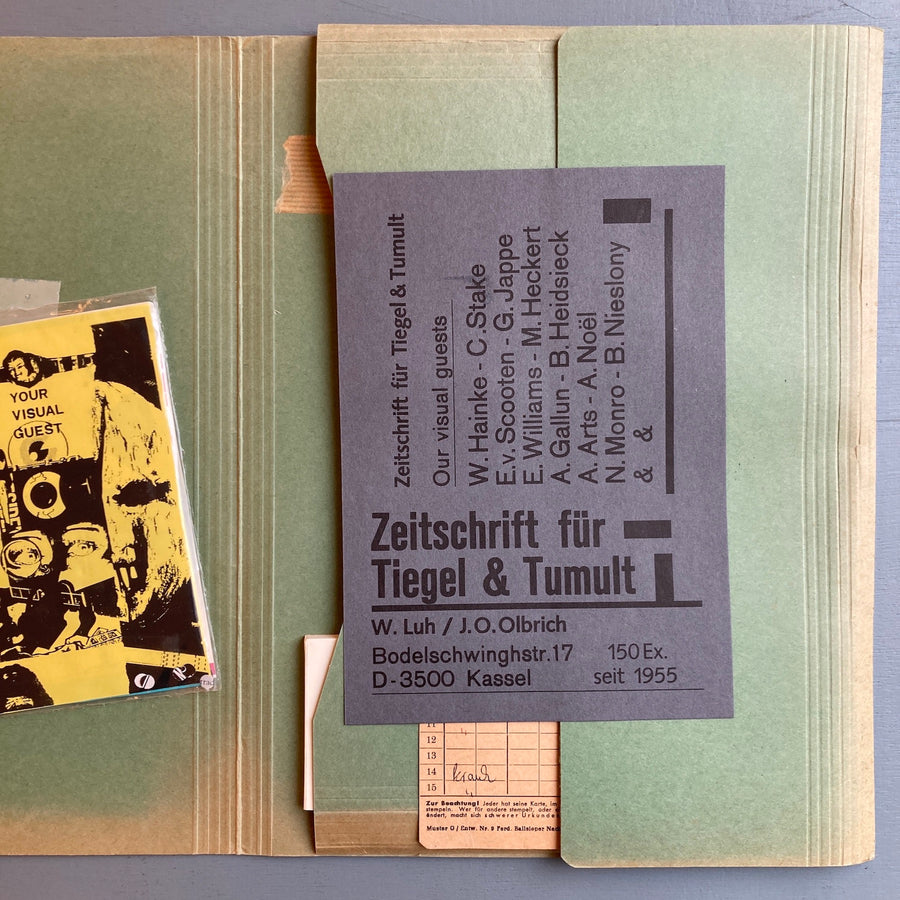 Zeitschrift für Tiegel & Tumult n°13 - Vittore Baroni - Kassel 1989 - Saint-Martin Bookshop