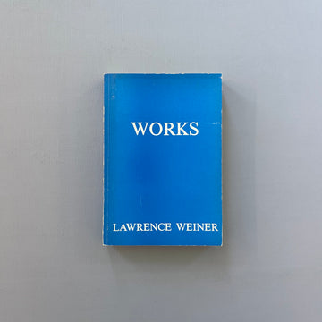 Lawrence Weiner - Works - Anatol AV und Filmproduktion 1977 - Saint-Martin Bookshop