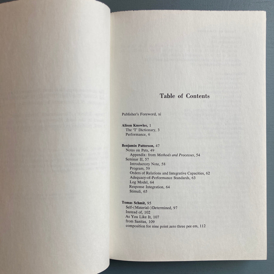 The Four Suits: Alison Knowles, Tomas Schmit, Benjamin Patterson, Philip Corner - Something Else 1965 - Saint-Martin Bookshop