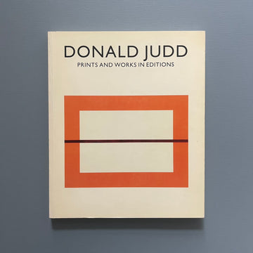 Donald Judd - Prints and works in editions - Edition Schellmann 1993 - Saint-Martin Bookshop