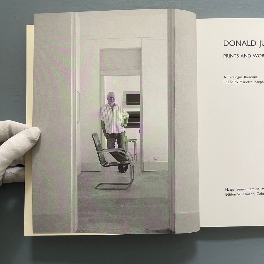 Donald Judd - Prints and works in editions - Edition Schellmann 1993 - Saint-Martin Bookshop