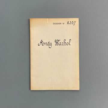 Andy Warhol - Dossier No 2357 (The Thirteen Most Wanted Men) - Galerie Ileana Sonnabend 1967 - Saint-Martin Bookshop