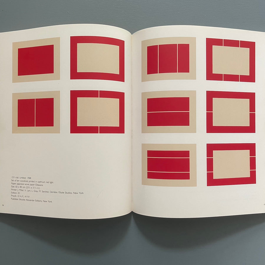 Donald Judd - Prints and works in editions - Edition Schellmann 1993 - Saint-Martin Bookshop