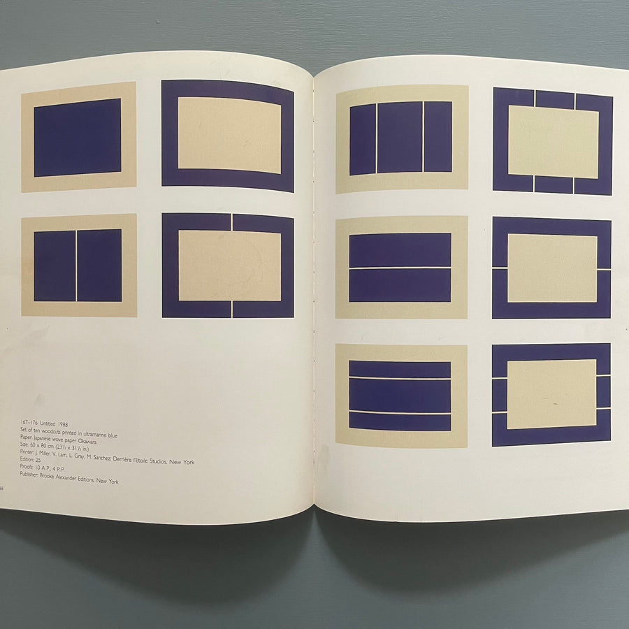 Donald Judd - Prints and works in editions - Edition Schellmann 1993 - Saint-Martin Bookshop