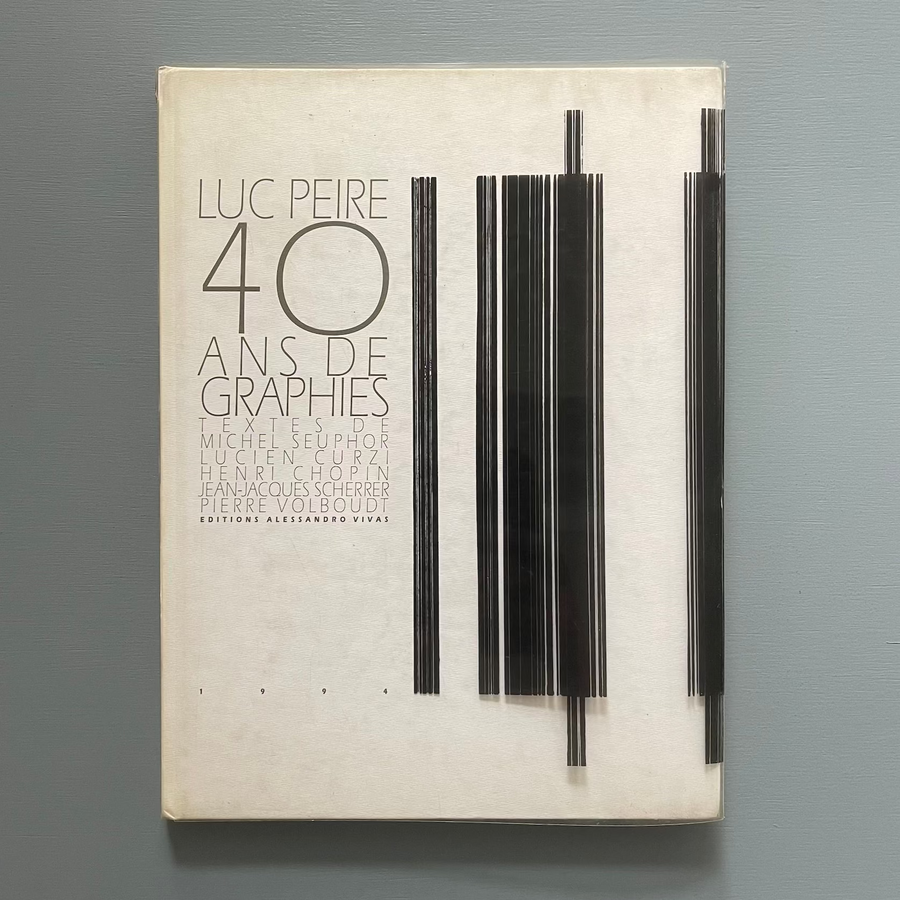 Luc Peire - 40 ans de graphies - Editions Alessandro Vivas 1994 - Saint-Martin Bookshop