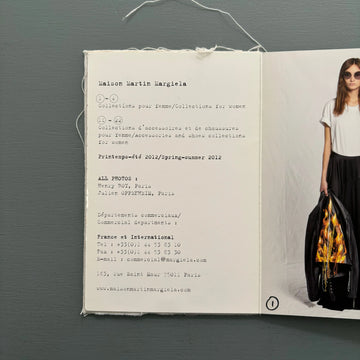 Maison Martin Margiela - Lookbook Women SS 2012 Accessories and shoes - Saint-Martin Bookshop