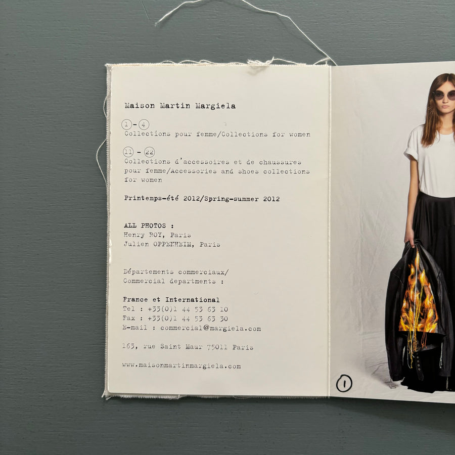 Maison Martin Margiela - Lookbook Women SS 2012 Accessories and shoes - Saint-Martin Bookshop