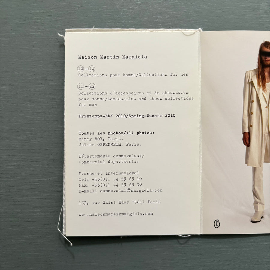 Maison Martin Margiela - Lookbook Men SS 2010 Collections for men/Accessories and shoes - Saint-Martin Bookshop