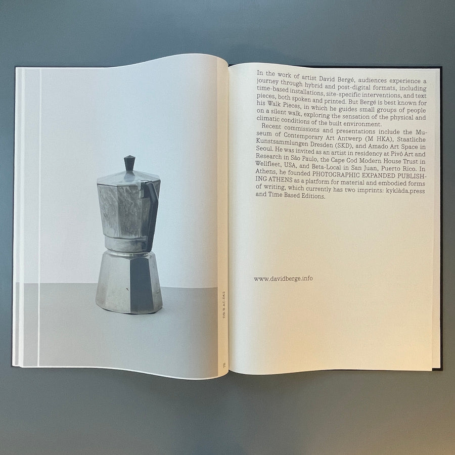 David Bergé (signed) - Bialetti, a catalogue, pre-industrial version 2023 - Saint-Martin Bookshop