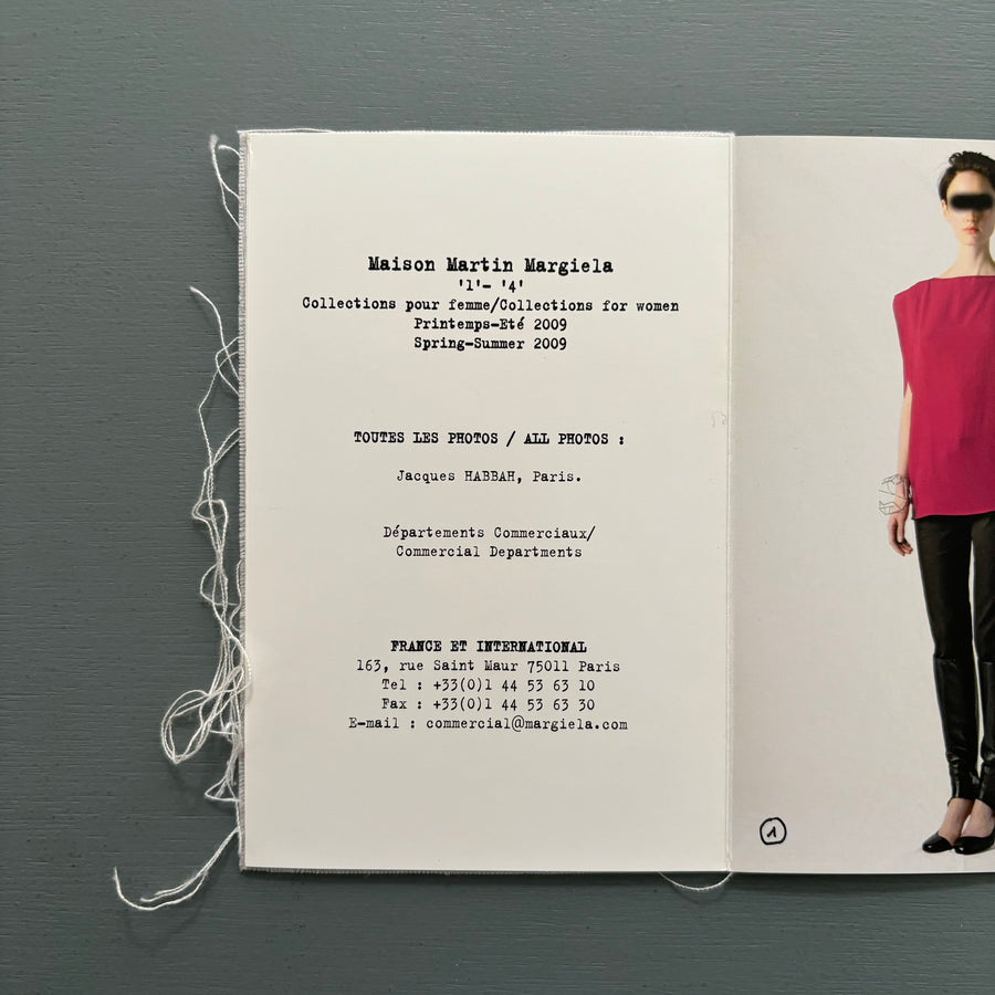 Maison Martin Margiela - Lookbook Women SS 2009 Collections for women - Saint-Martin Bookshop