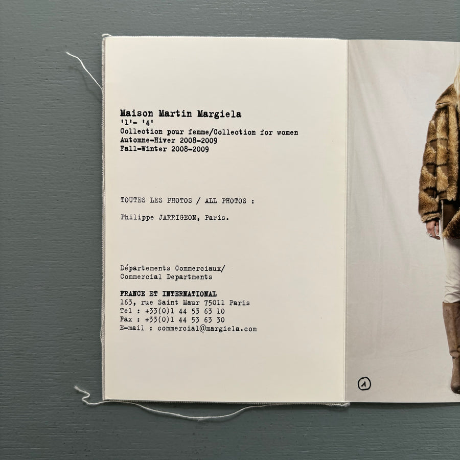 Maison Martin Margiela - Lookbook Women FW 2008-2009 Collection for women - Saint-Martin Bookshop