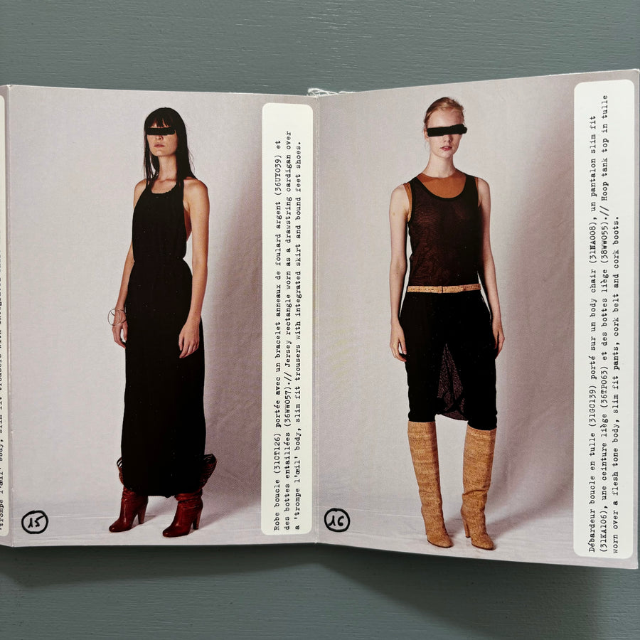 Maison Martin Margiela - Lookbook Women SS 2008 Collection for women - Saint-Martin Bookshop