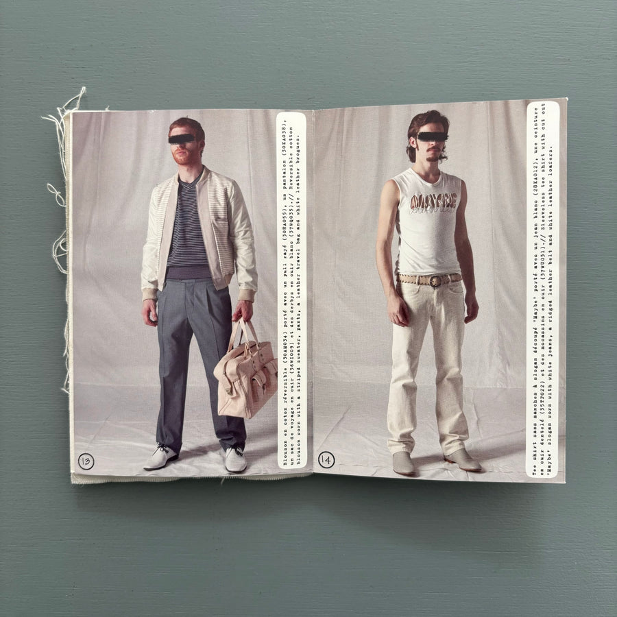 Maison Martin Margiela - Lookbook Men SS 2007 Collection for men - Saint-Martin Bookshop