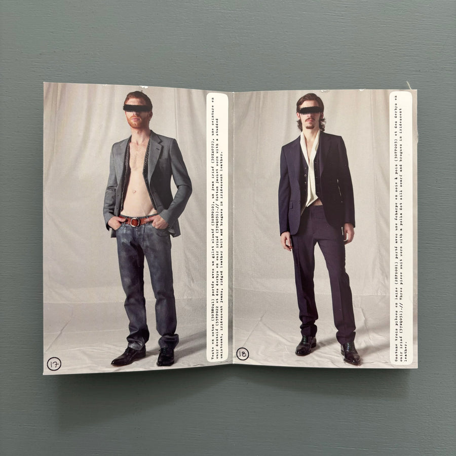 Maison Martin Margiela - Lookbook Men SS 2007 Collection for men - Saint-Martin Bookshop