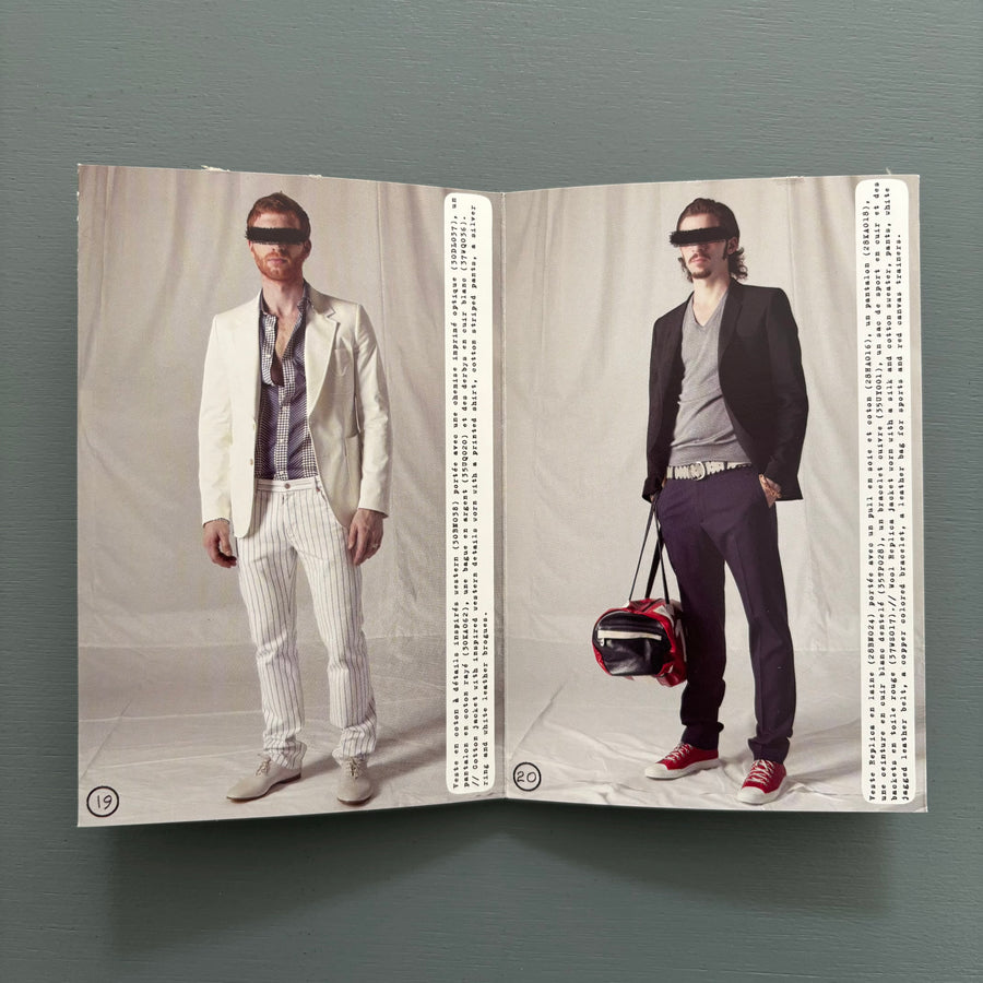 Maison Martin Margiela - Lookbook Men SS 2007 Collection for men - Saint-Martin Bookshop