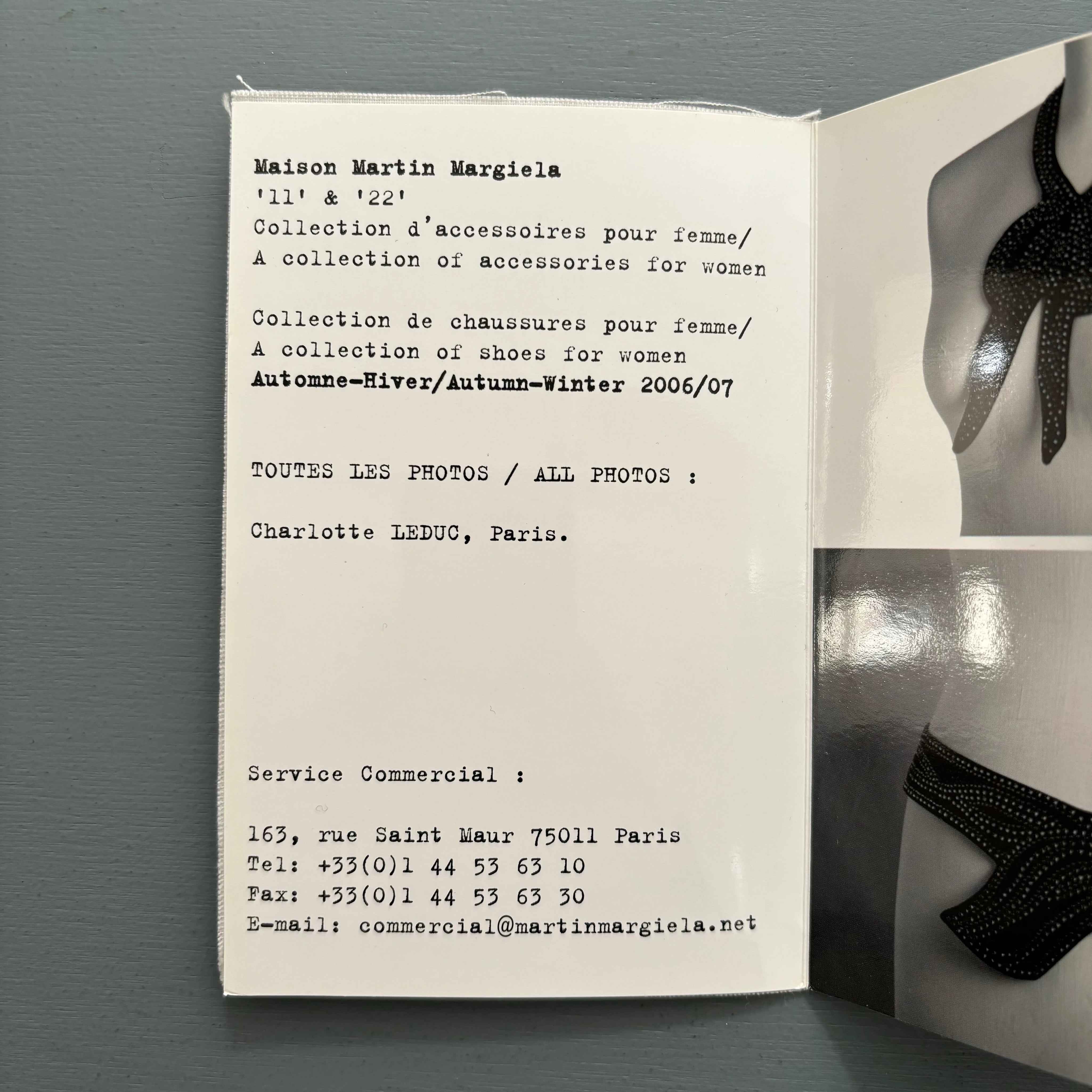 Maison Martin Margiela - Women F/W 2006-2007 Accessories and Shoes