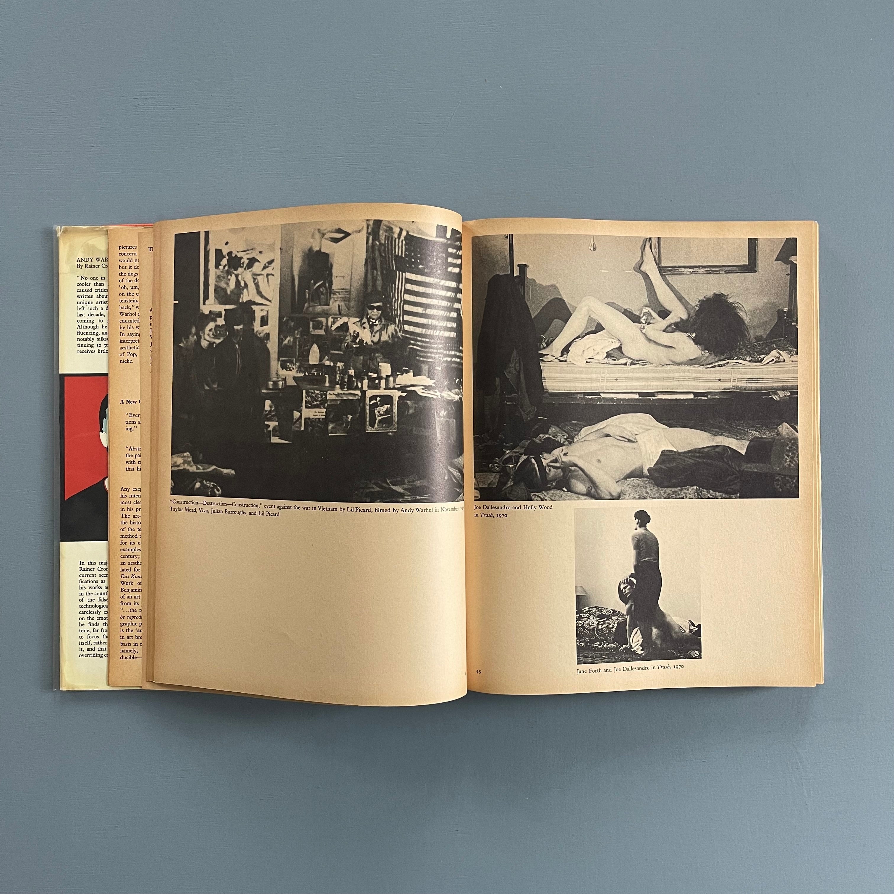 Rainer Crone - Warhol - Praeger Publishers 1970 - Saint-Martin