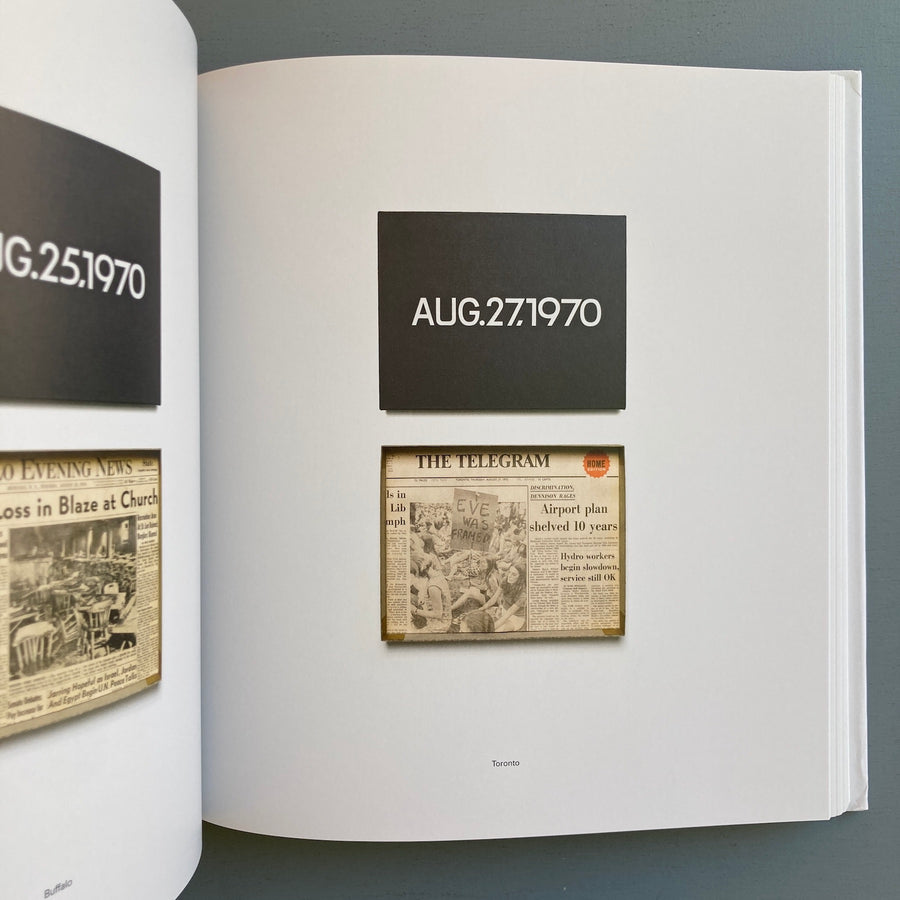 On Kawara - Date Painting(s) in New York and 136 Other Cities - David Zwirner/Ludion 2012 - Saint-Martin Bookshop