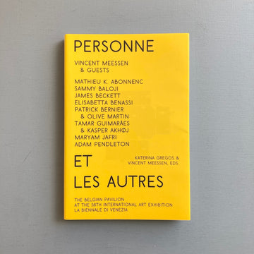 Vincent Meessen - Personne et les autres - Mousse Publishing 2015 - Saint-Martin Bookshop