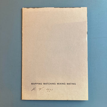 Roy Villevoye - Mapping matching mixing mating - 1993 - Saint-Martin Bookshop